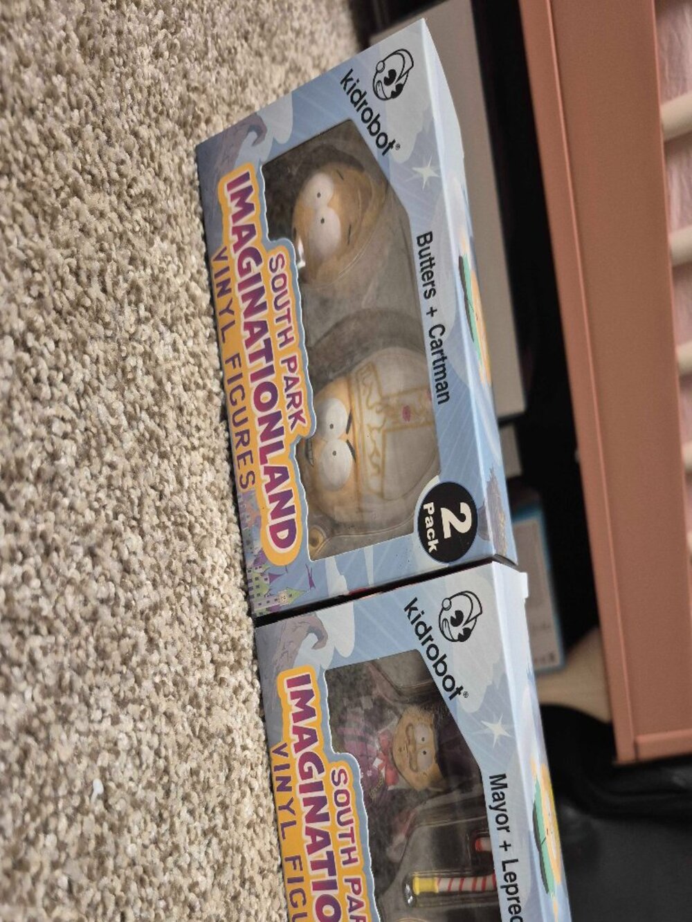 South Park Imaginationland Kidrobot Mayor Leprachaun Butters Cartman figures